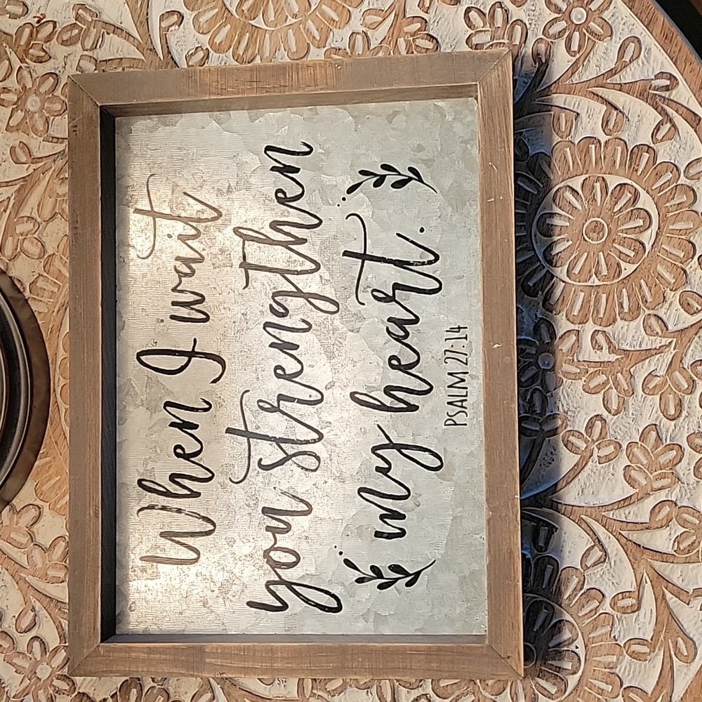 Small scripture home decor